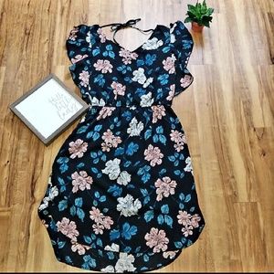 SOLD - Merona Floral Print Dress (M)